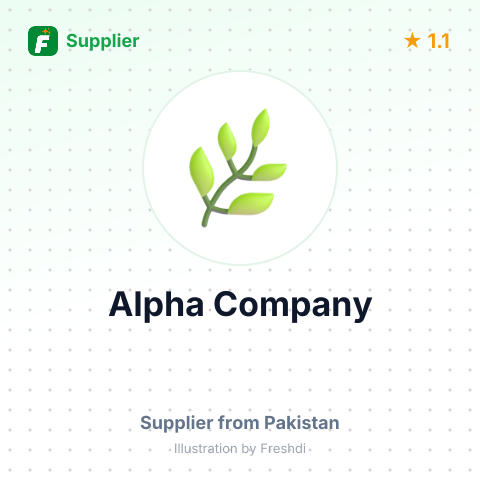 Alpha Company  – summary card, no photo uploaded yet