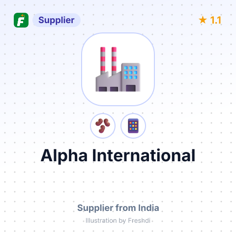 Alpha International  – summary card, no photo uploaded yet