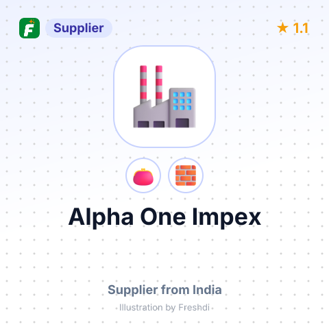 Alpha One Impex – summary card, no photo uploaded yet