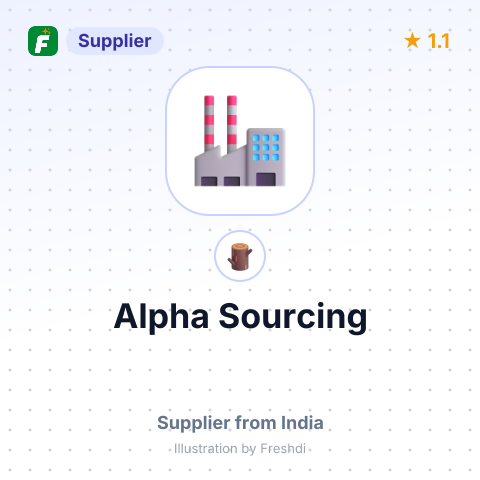 Alpha Sourcing – summary card, no photo uploaded yet