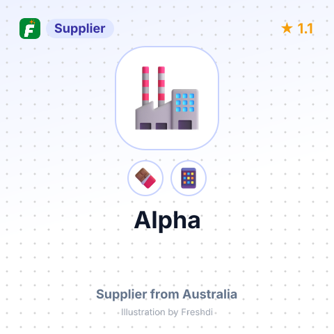 Alpha  – summary card, no photo uploaded yet