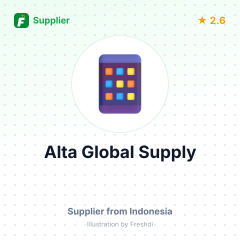 Alta Global Supply – summary card, no photo uploaded yet