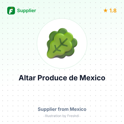 Altar Produce de Mexico – summary card, no photo uploaded yet