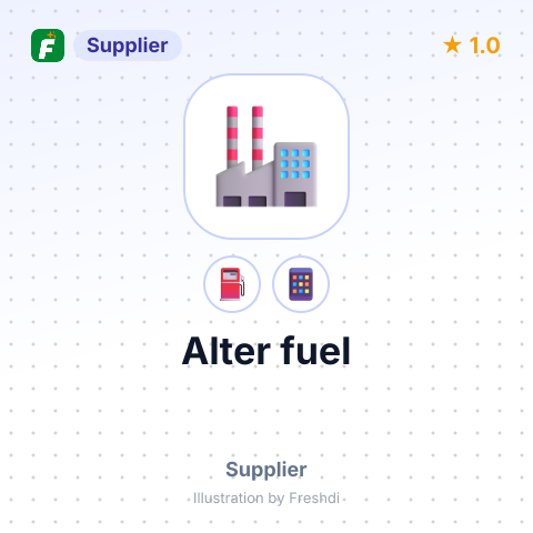 Alter fuel – summary card, no photo uploaded yet