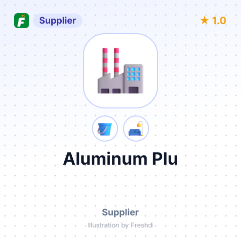 Aluminum Plu – summary card, no photo uploaded yet