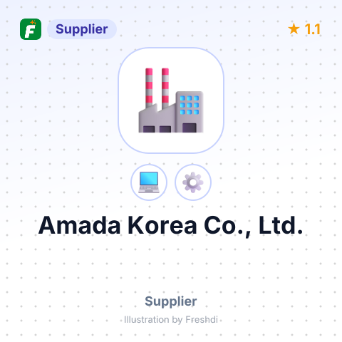 Amada Korea Co., Ltd. – summary card, no photo uploaded yet