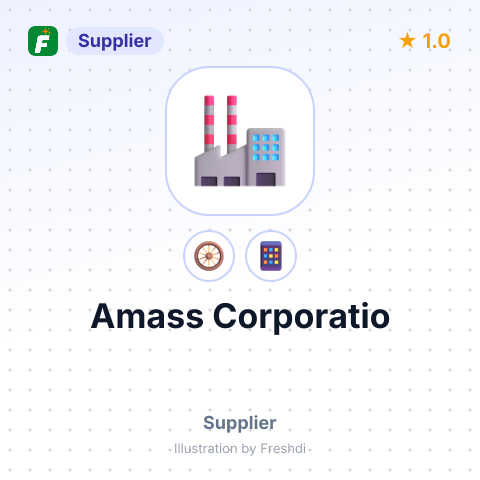 Amass Corporatio – summary card, no photo uploaded yet