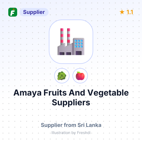 Amaya Fruits And Vegetable Suppliers – summary card, no photo uploaded yet