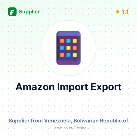 Amazon Import Export  – summary card, no photo uploaded yet