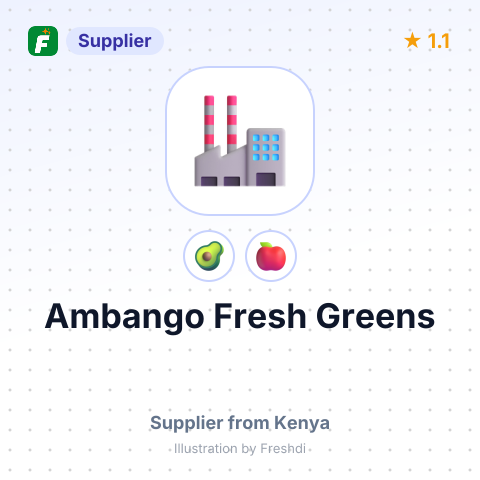 Ambango Fresh Greens  – summary card, no photo uploaded yet