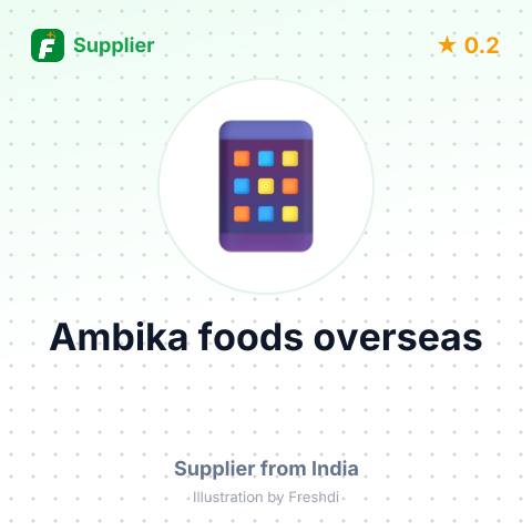 Ambika foods overseas  – summary card, no photo uploaded yet