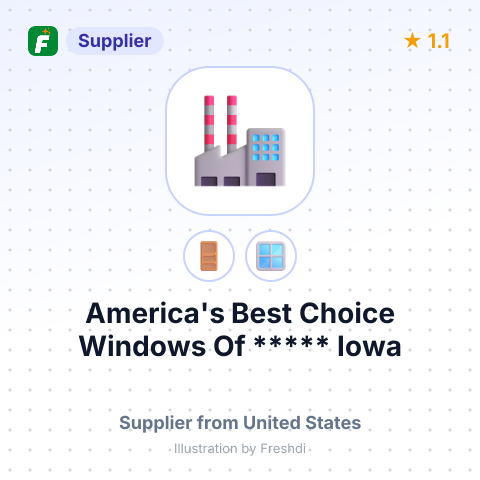 America's Best Choice Windows Of ***** Iowa – summary card, no photo uploaded yet
