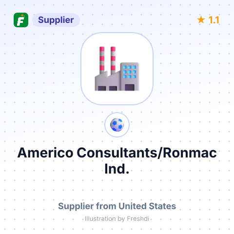 Americo Consultants/Ronmac Ind. – summary card, no photo uploaded yet