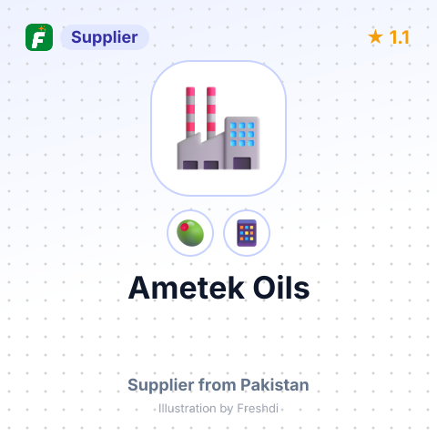 Ametek Oils  – summary card, no photo uploaded yet