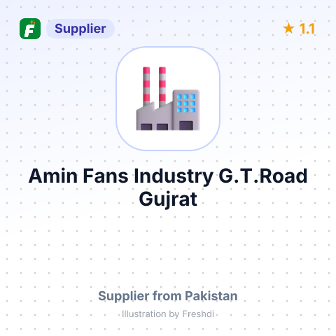 Amin Fans Industry G.T.Road Gujrat – summary card, no photo uploaded yet