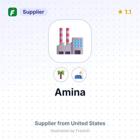 Amina  – summary card, no photo uploaded yet