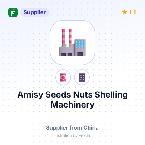 Amisy Seeds Nuts Shelling Machinery  – summary card, no photo uploaded yet