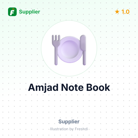 Amjad Note Book – summary card, no photo uploaded yet