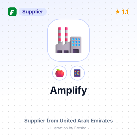 Amplify  – summary card, no photo uploaded yet