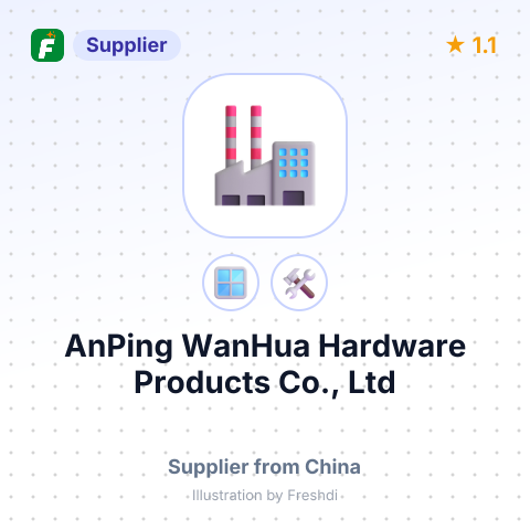 AnPing WanHua Hardware Products Co., Ltd – summary card, no photo uploaded yet