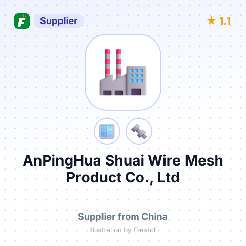 AnPingHua Shuai Wire Mesh Product Co., Ltd – summary card, no photo uploaded yet