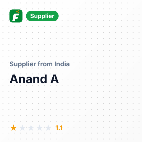 Anand A  – summary card, no photo uploaded yet