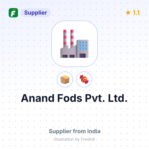 Anand Fods Pvt. Ltd.  – summary card, no photo uploaded yet