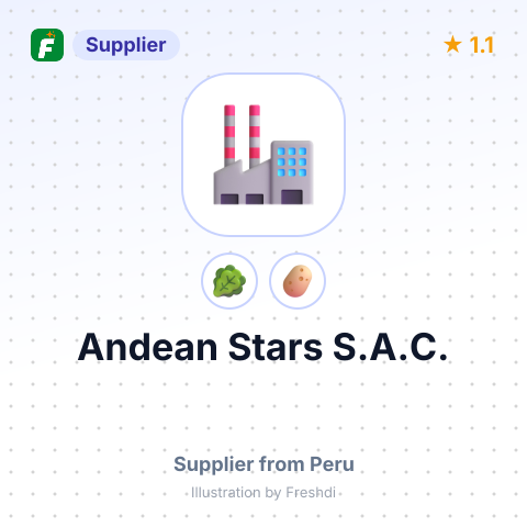 Andean Stars S.A.C. – summary card, no photo uploaded yet
