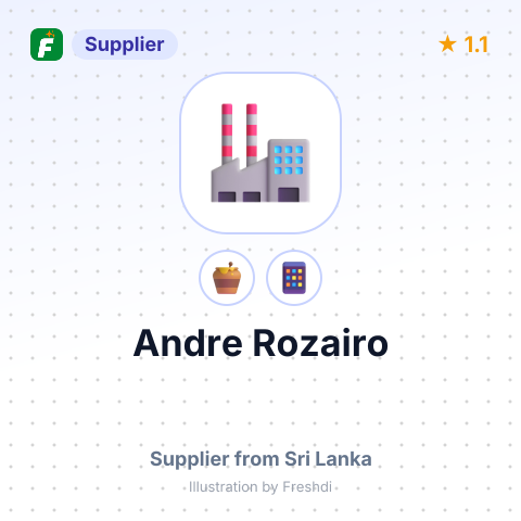 Andre Rozairo  – summary card, no photo uploaded yet