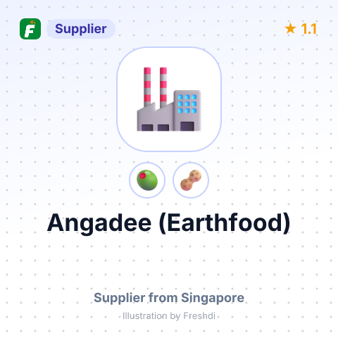 Angadee (Earthfood)  – summary card, no photo uploaded yet