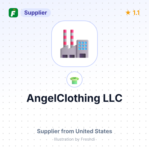 AngelClothing LLC – summary card, no photo uploaded yet