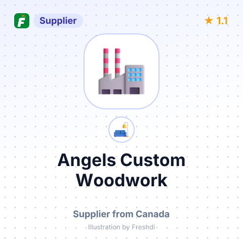 Angels Custom Woodwork – summary card, no photo uploaded yet