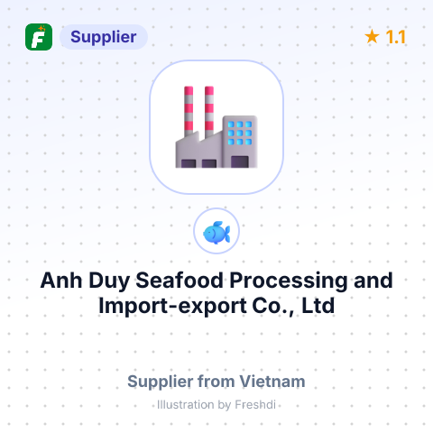 Anh Duy Seafood Processing and Import-export Co., Ltd – summary card, no photo uploaded yet