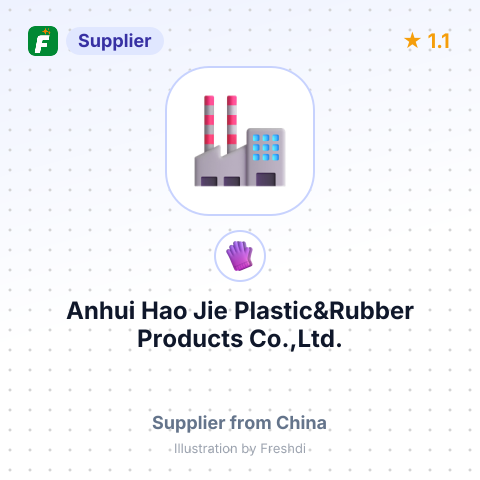 Anhui Hao Jie Plastic&Rubber Products Co.,Ltd. – summary card, no photo uploaded yet