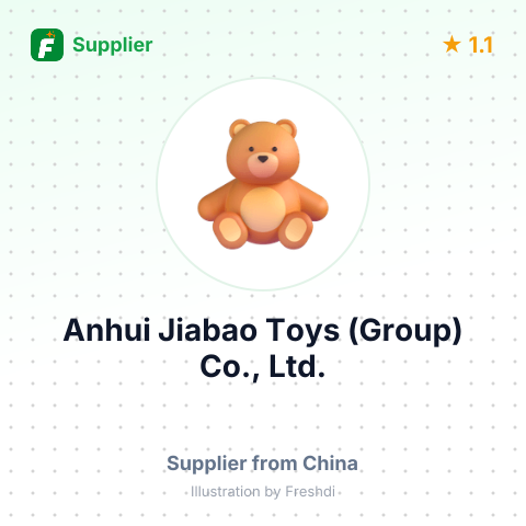 Anhui Jiabao Toys (Group) Co., Ltd. – summary card, no photo uploaded yet