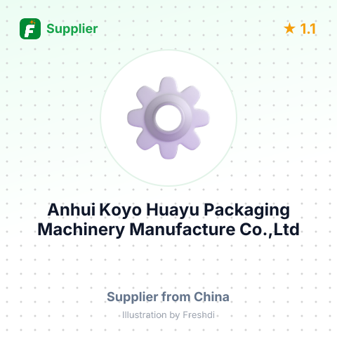 Anhui Koyo Huayu Packaging Machinery Manufacture Co.,Ltd – summary card, no photo uploaded yet