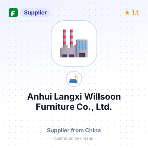 Anhui Langxi Willsoon Furniture Co., Ltd. – summary card, no photo uploaded yet