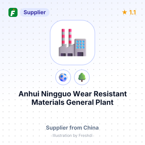 Anhui Ningguo Wear Resistant Materials General Plant – summary card, no photo uploaded yet