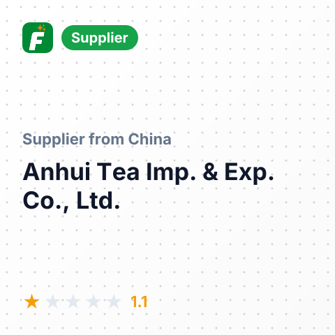 Anhui Tea Imp. & Exp. Co., Ltd.  – summary card, no photo uploaded yet