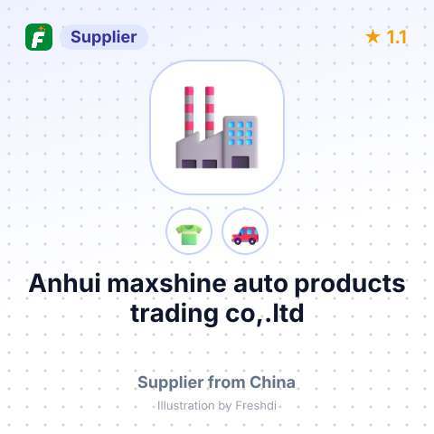 Anhui maxshine auto products trading co,.ltd – summary card, no photo uploaded yet