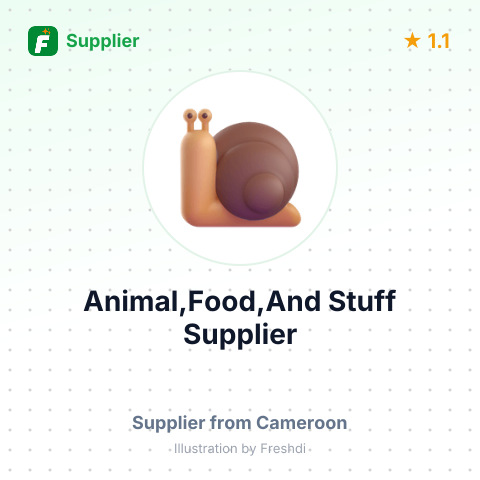 Animal,Food,And Stuff Supplier – summary card, no photo uploaded yet