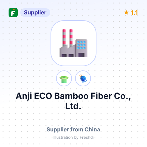 Anji ECO Bamboo Fiber Co., Ltd. – summary card, no photo uploaded yet