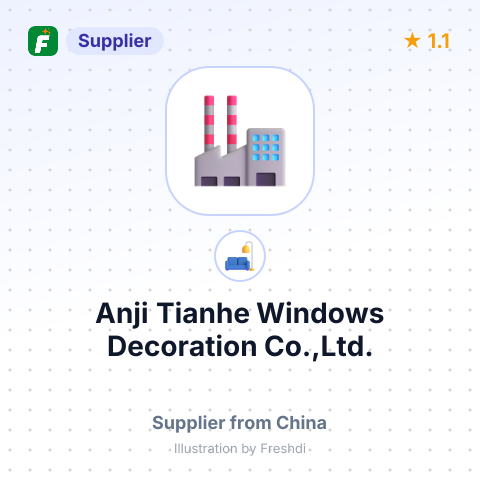 Anji Tianhe Windows Decoration Co.,Ltd. – summary card, no photo uploaded yet