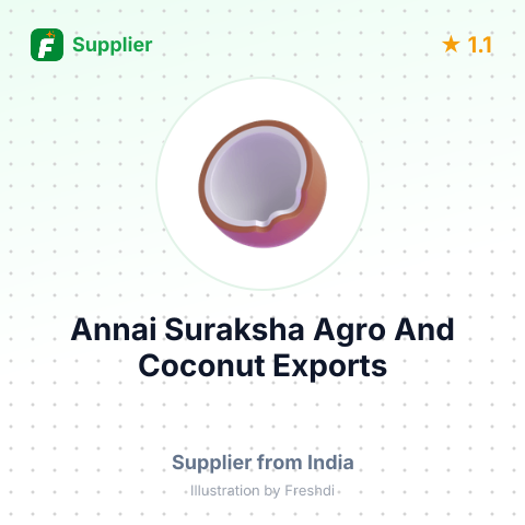 Annai Suraksha Agro And Coconut Exports  – summary card, no photo uploaded yet