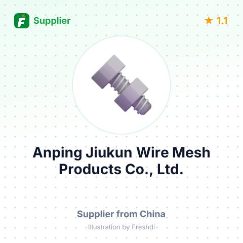 Anping Jiukun Wire Mesh Products Co., Ltd. – summary card, no photo uploaded yet