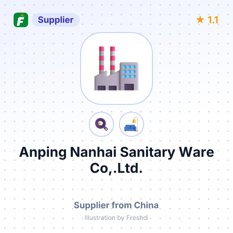 Anping Nanhai Sanitary Ware Co,.Ltd. – summary card, no photo uploaded yet
