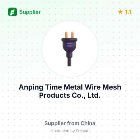 Anping Time Metal Wire Mesh Products Co., Ltd. – summary card, no photo uploaded yet