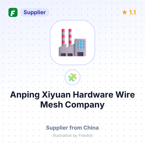 Anping Xiyuan Hardware Wire Mesh Company – summary card, no photo uploaded yet