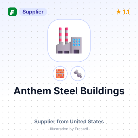 Anthem Steel Buildings – summary card, no photo uploaded yet