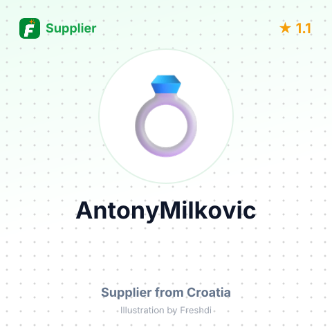 AntonyMilkovic – summary card, no photo uploaded yet